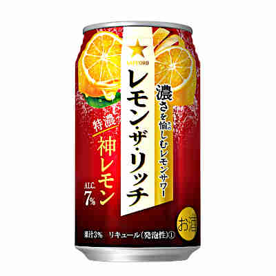 ★北海道、沖縄のみ別途送料が必要となります★商品詳細 名称 アルコール飲料 原材料 レモン果汁、レモンペースト（果皮、果肉）、レモン果皮エキス、ウォッカ（国内製造）、糖類／酸味料、炭酸、香料、ビタミンC 内容量 350ml 保存方法 缶が破損するおそれがありますので、衝撃、凍結を避け、直射日光の当たる車内等厚くなる場所に長時間置かないでください。 製造者 東京都渋谷区恵比寿4-20-1　サッポロビール株式会社 ●返品期限・条件 返品は、商品到着から7日以内に連絡をいただいたもの、また未開封・未使用のもののみお受けいたします。 商品リニューアルやキャンペーンなどにより、お届け商品の容量・デザイン等が、掲載情報と異なる場合があります。あらかじめご了承ください。 ◆未成年者の飲酒は法律で禁止されています。 ◆当店では20歳未満のお客様に対する酒類の販売は一切行っておりません。