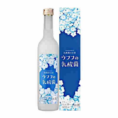 【送料無料1ケース】ウフフの乳酸菌　プレーン　鷹正宗　500ml　瓶　12本入★北海道、沖縄のみ別途送料..