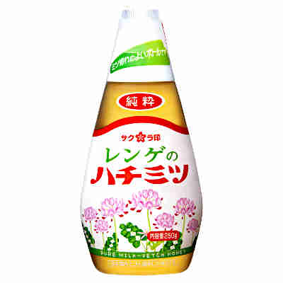 【1ケース】サクラ印 レンゲのハチミツ 加藤美蜂園本舗 250g×12本