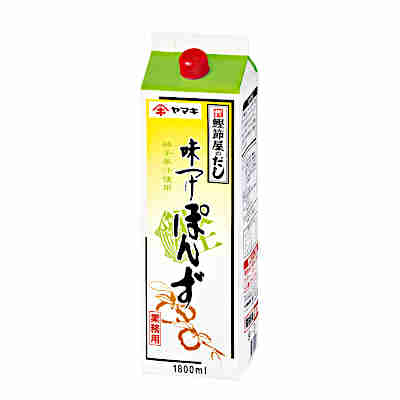 【送料無料1ケース】味付け　ぽん酢　ヤマキ　1.8L　紙パック　6本入★一部、北海道、沖縄のみ別途送料が必要となる場合があります