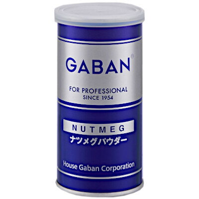 【1ケース】GABAN ナツメグパウダー ハウスギャバン 100g 缶 6個入