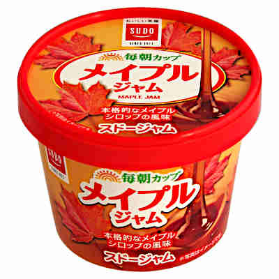 【1ケース】毎朝カップ メイプルジャム スドージャム 120g 12個入 【1ケース】毎朝カップ メイプルジャム スドージャム 120g 12個入