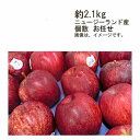 【送料無料】ガラりんご ジャズりんご ニュージーランド産 約2.1kg 個数お任せ★一部、北海道、沖縄のみ別途送料が必要となる場合があります
