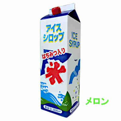 【送料無料1ケース】氷みつ　メロン　フジスコ　業務用（5倍希釈用）　1.8L　パック　8本入★一部、北海道、沖縄のみ別途送料が必要となる場合があります