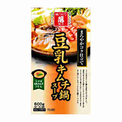 【1ケース】豆乳キムチ鍋スープ　藤商店　600g　10個入