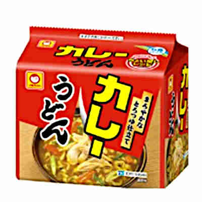 【送料無料1ケース】マルちゃん カレーうどん 甘口　東洋水産　5食パック　6個入り★一部、北海道、沖縄のみ別途送料が必要となる場合がありますのサムネイル