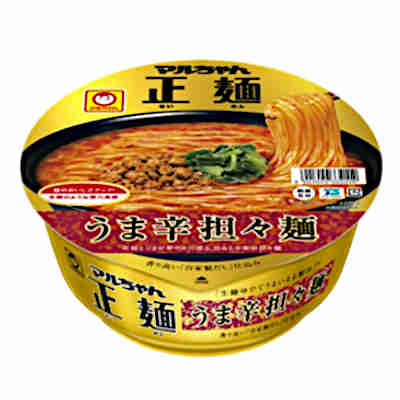 【第6位】東洋水産『マルちゃん正麺 カップ うま辛担々麺』