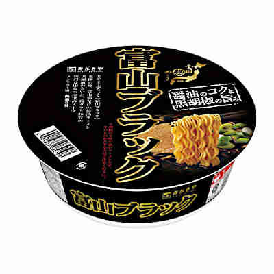 【1ケース】富山ブラックラーメン　寿がきや　12個入り