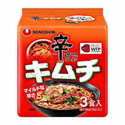 【1ケース】辛ラーメン キムチ 3食パック 農心 12個入