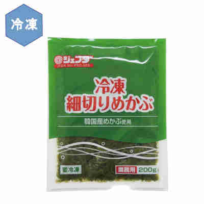 【1ケース】冷凍 細切り めかぶ 韓国産めかぶ使用 業務用 JFDA ジェフダ 200g 20袋