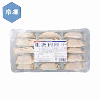 【1ケース】冷凍 粗挽肉餃子 業務用 JFDA ジェフダ 375g (25gx15) 12袋