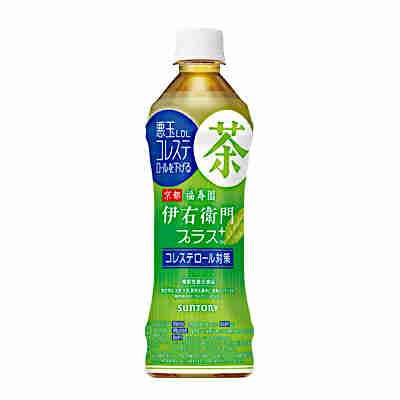 【送料無料2ケース】伊右衛門　プラス　コレステロール対策　サントリー　500ml　ペット　24本入×2★一部、北海道、沖縄のみ別途送料が必要となる場合があります 1