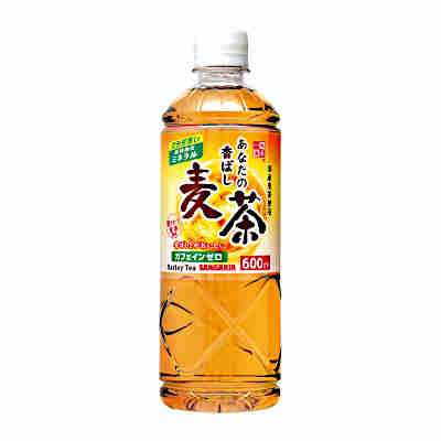 【送料無料1ケース】あなたの香ばし麦茶　サンガリア　600ml　ペット　24本入★北海道、沖縄のみ別途送料が必要となります