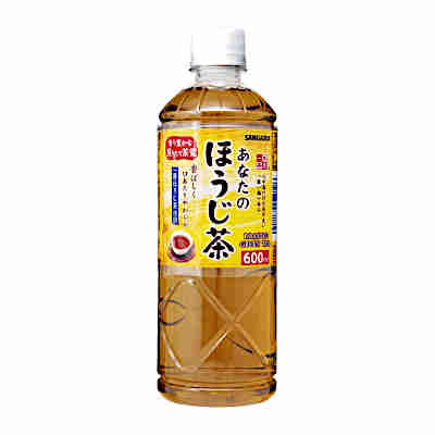 【送料無料2ケース】あなたのほうじ茶　サンガリア　600ml　ペット　24本入×2★北海道、沖縄のみ別途送料が必要となります