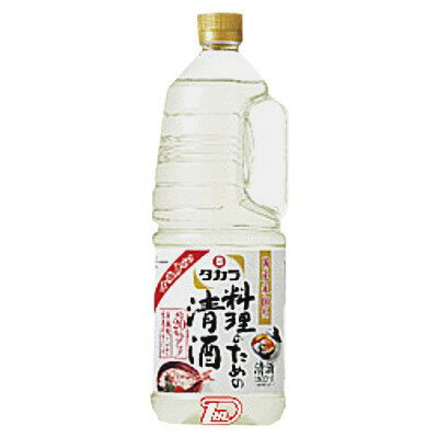 【2ケース】料理のための清酒　宝酒造　1.8L(1800ml) ペット　6本×2