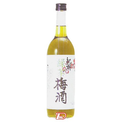 【1本】紀州　緑茶梅酒　中野BC　720ml 瓶　（バラ売り）