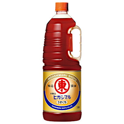 【1ケース】うすくちしょうゆ ヒガシマル 1.8L ペット 6本入