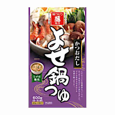 【1ケース】よせ鍋つゆ かつおだし 藤商店 600g 10個入