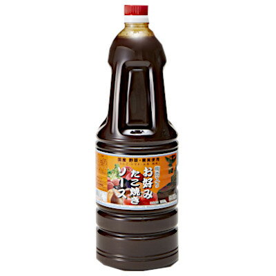 【1ケース】タカワ　お好み　たこ焼ソース　和泉食品　1.8L　ペット　6本入