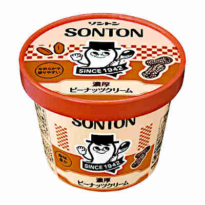 【1ケース】ファミリーカップ　濃厚ピーナッツクリーム　ソントン　130g　12個入のサムネイル
