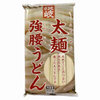 【1ケース】讃岐 太麺強腰うどん さぬきシセイ 600g 20個