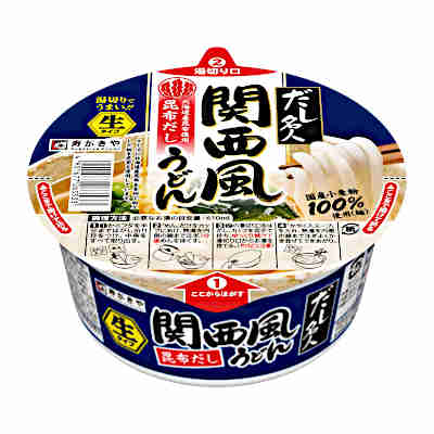 【1ケース】だし名人 昆布だし 関西風うどん 寿がきや 12個入