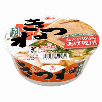【1ケース】新 金ちゃん きつねうどん 徳島製粉 12個入