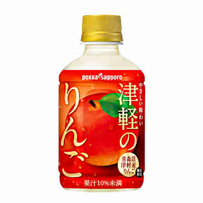 樂天商城 - 【1ケース】津軽のりんご ポッカサッポロ 280ml ペット 24本入