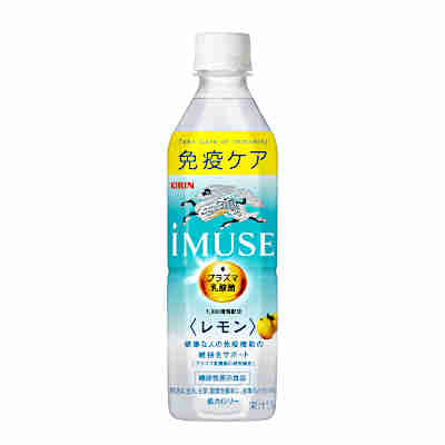 【2ケース】イミューズ　レモン　キリン　500ml　ペット　24本入×2