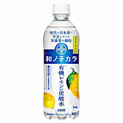 【1ケース】和ノチカラ 有機レモン使用 炭酸水 ダイドー 500ml ペット 24本入