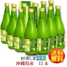 沖縄県産100％シークヮーサー果汁100％（500ml×12本）◆お！茶ポイント95点◆