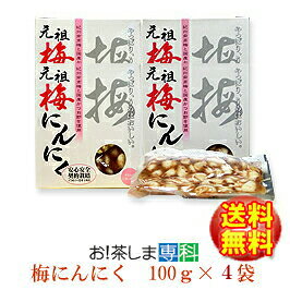 静岡市　梅辰株式会社　梅にんにく100g×4袋