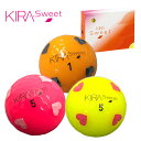 【数量限定!】キャスコ キラスウィート ゴルフボールkasco KIRA SWEETハートマーク プリント入り 1ダース(12球)