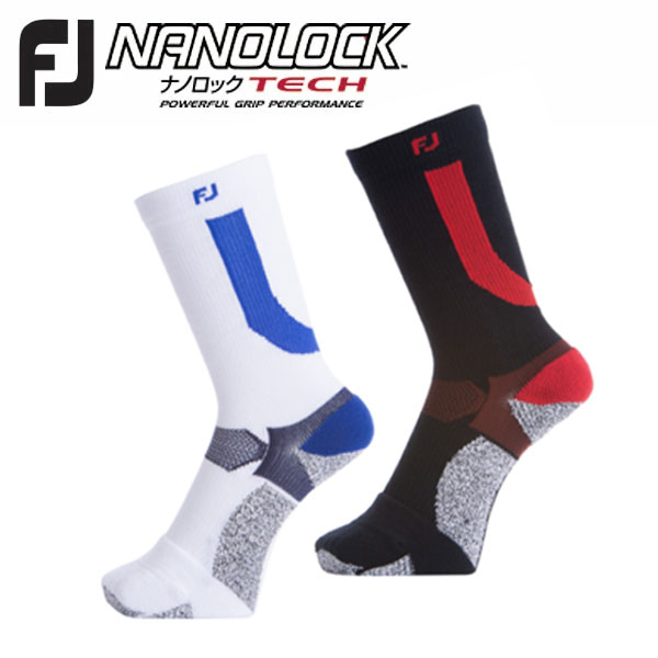 【最大PT5倍！10/14 20:00〜10/17 9:59まで】フットジョイ ソックス ナノロックテック クルーFOOTJOY NANOLOCK TECHFJSK146ゴルフ ネコポス対応