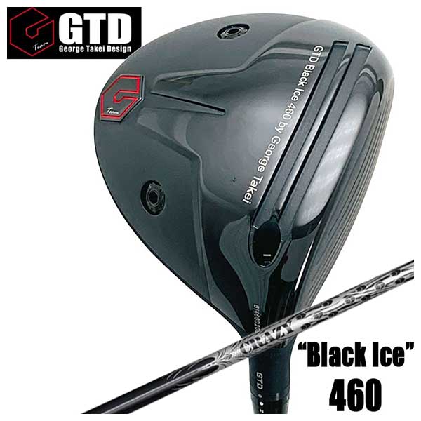Rakuten - 【ポイントアップ！全品5倍！ 6/20 20:00 - 6/26 01:59まで】GTD ジョージ武井デザインGTD Black Ice 460 ドライバークレイジー(CRAZY)CRAZY-9 DIAシャフト