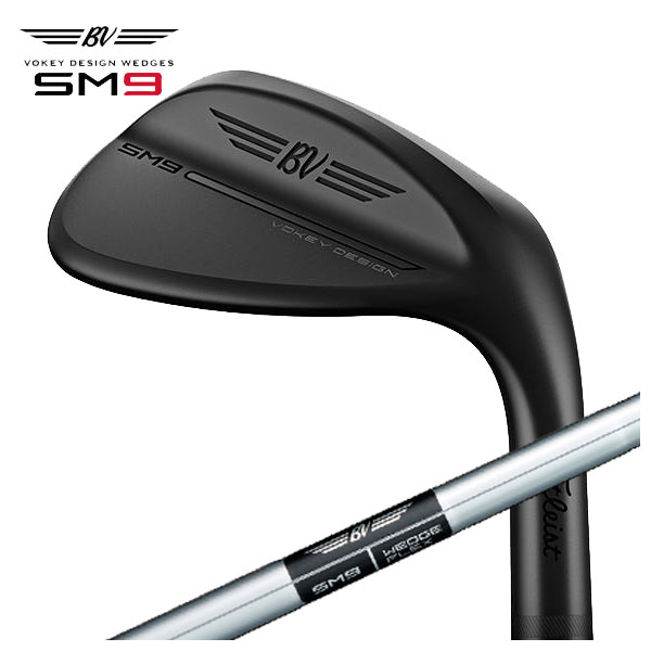 タイトリスト Titleist ボーケイデザイン VOKEY DESIGN SM9 wedge スピンミルド9 ウェッジ ジェットブラック ダイナミックゴールドシャフト 日本正規品