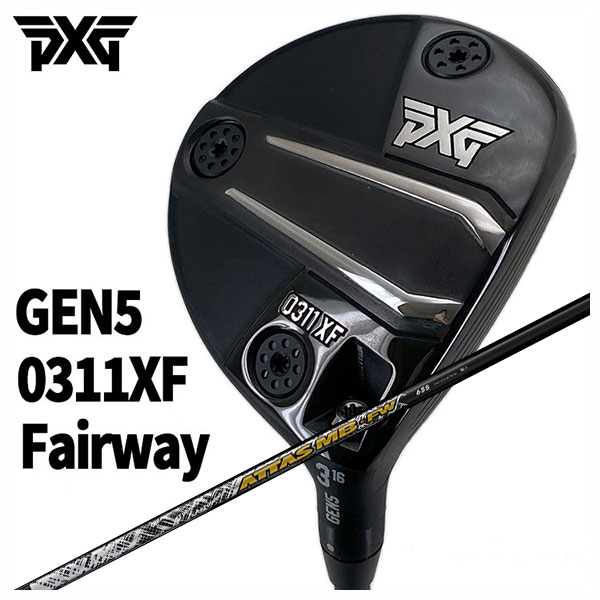 【10月10日限定！全品ポイント10倍】【特注・ヘッド在庫有り】PXG GEN5 0311XF フェアウェイウッドUSTマミヤアッタス ATTAS MB-FW シャフト