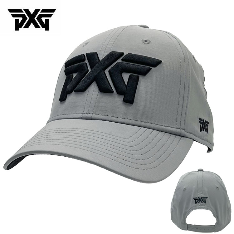 PXG キャップLightweight Structured Low Crown Curved BillH-22PXG000008 ライトグレー  ゴルフ