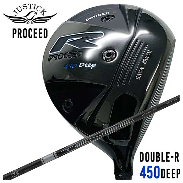 WOSS - JUSTICK（ジャスティック）PROCEED DOUBLE-R 450 DEEP ドライバー三菱ケミカルTENSEI Pro ホワイト White 1K シャフト
