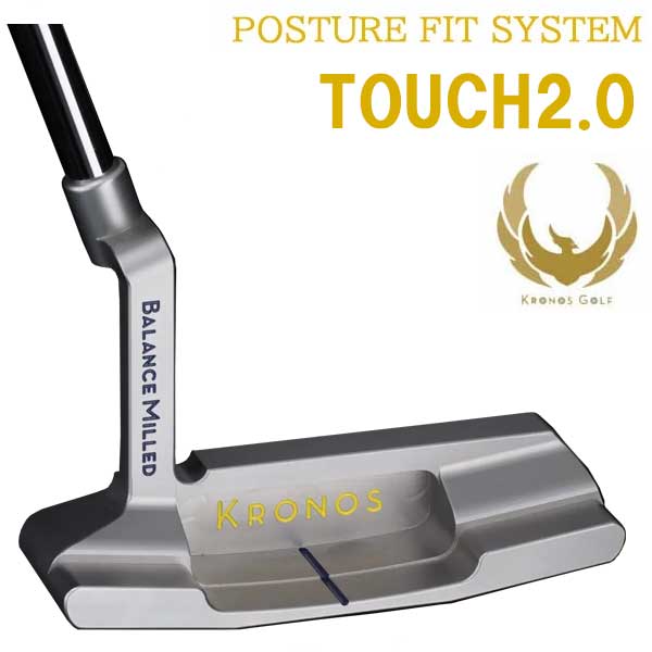 【全品ポイント5倍！3/21 20:00～3/27 1:59】【KRONOS GOLF】クロノスゴルフ(TOUCH 2.0 Groovy) タッチ2.0パター グルービーポスチャーフィットシステムオーダー対応