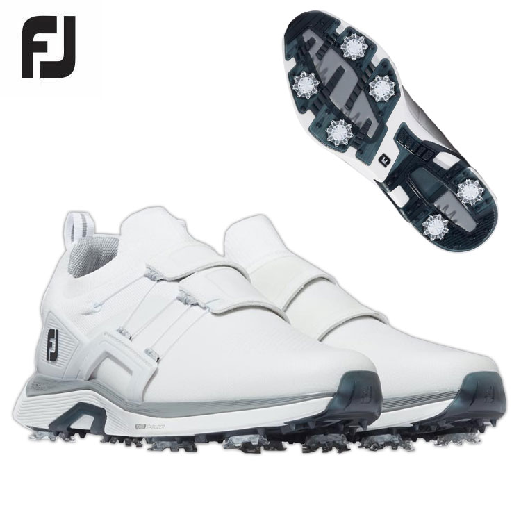 【全品ポイント5倍！4/4 20:00～4/10 01:59】フットジョイ ゴルフシューズMEN'S FJ ハイパーフレックス コア ボアFOOTJOY HYPERFLEX CORE BOA51099 ホワイト ソフトスパイク 1