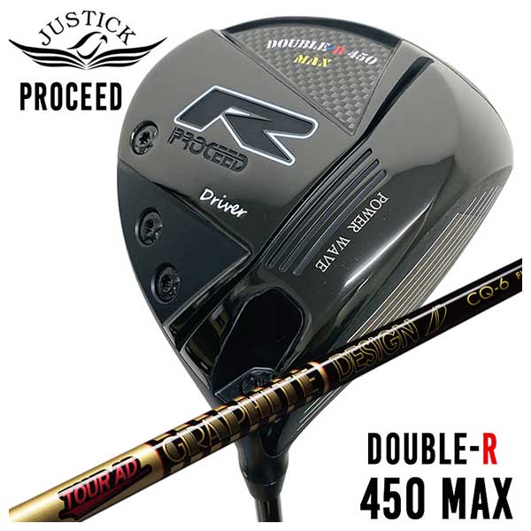 乐天商城 - 【5月1日限定！全品ポイント10倍！】JUSTICK（ジャスティック）プロシード PROCEED DOUBLE-R 450MAX ドライバーグラファイトデザインツアーAD CQ シャフト
