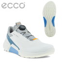 エコー スパイクレス ゴルフシューズバイオム ハイブリッド フォー108204 55569 ホワイト/レトロブルーECCO MEN'S GOLF BIOM H4 GORE-TEX