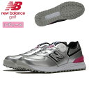 【レディース】 ニューバランス new balanceゴルフシューズ スパイクレス ボア シルバー574 v3 SL BOA(R) B WGBS574B