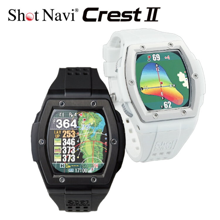 ショットナビ クレスト2 ゴルフナビ 腕時計型 GPSShot Navi Crest2