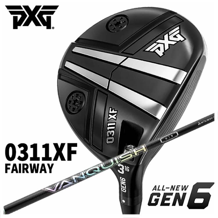 PXG GEN6 0311XF フェアウェイウッド三菱ケミカル VANQUISH FWバンキッシュ フェアウェイウッド用 シャ..