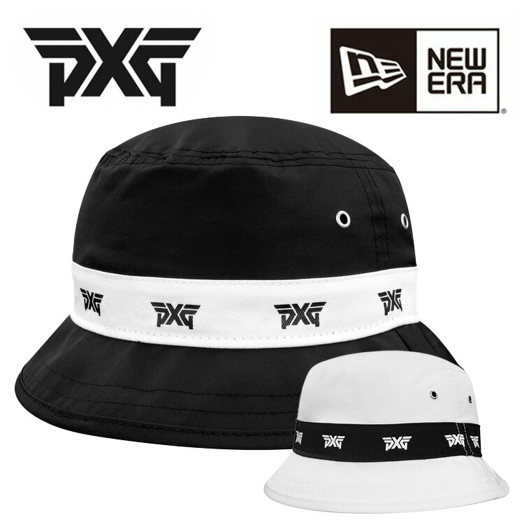 PXG バケットハット ニューエラロゴリピート Logo Repeat Bucket HatNEW ERA ゴルフ