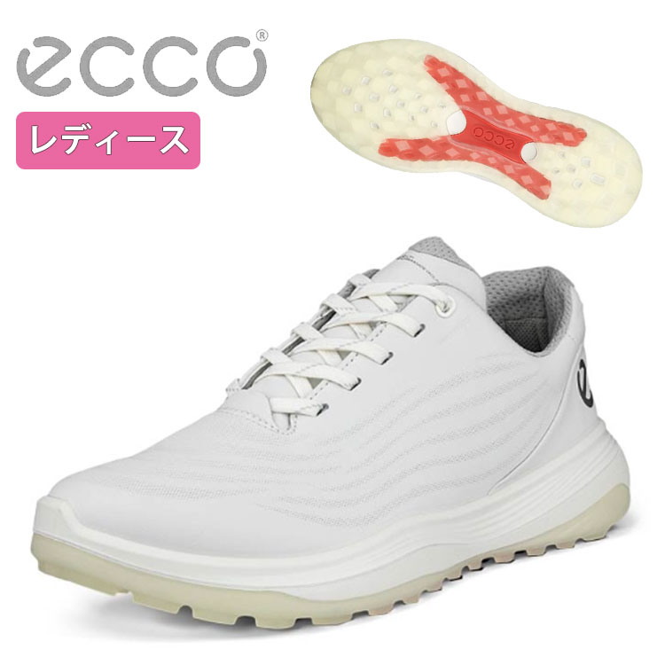 【レディ－ス】エコー スパイクレスゴルフシューズ LT1132753 01007 ホワイトECCO WOMEN'S GOLF LT1