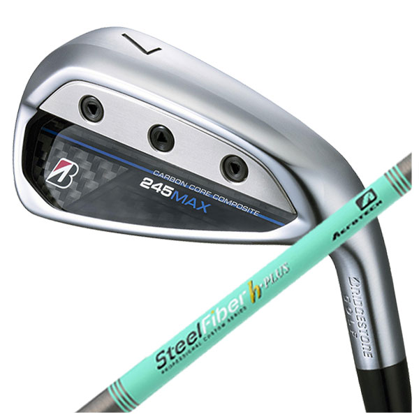 ブリヂストン ゴルフ245MAX アイアンエアロテック スチールファイバーHシリーズh-PLUS/h-TOUR シャフト2024 BRIDGESTONE GOLF