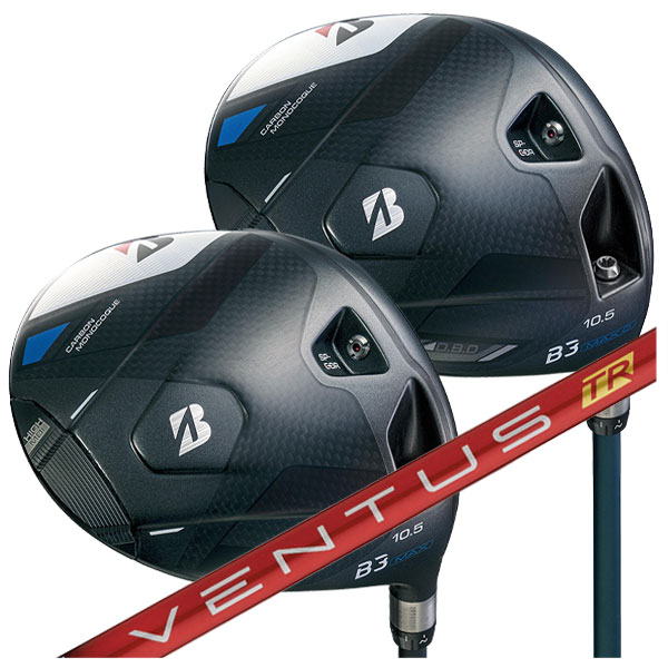 【スーパーセール全品ポイント10倍 3/4 20:00-3/11 01:59】【メーカーカスタム】ブリヂストン B3 MAX 、B3 MAX D ドライバー藤倉 ベンタス TR レッド シャフト2024 BRIDGESTONE GOLFVENTUS TR RED【日本正規品】